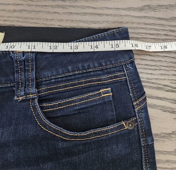 Democracy Ab technology Jeans Womens 12 Dark Blue Denim Skinny Ankle - Picture 7 of 10